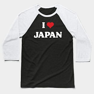 I Heart Japan Baseball T-Shirt